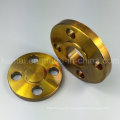 A105 Carbono aço slip-on Flange Flange forjado com revestimento amarelo (Kt0007)